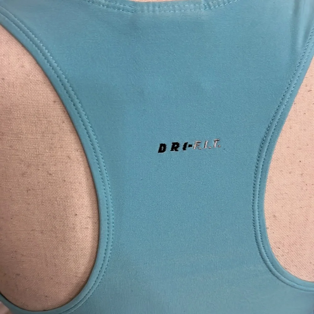 Nike DRI-Fit  turquoise sports bra
